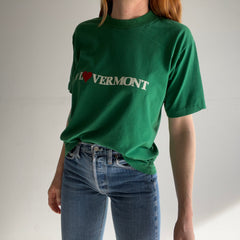 T-shirt J'AIME LE VERMONT des années 1980