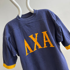 1970s AXA Lambda Chi Alpha Fraternity Football T-Shirt