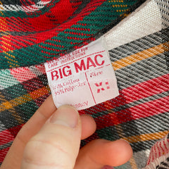 1970/80s Big Mac (!!!) Cotton Poly Worn Out Flannel