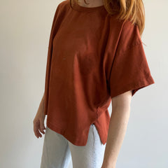 1980/90s Boxy Rusty Blank T-Shirt - Made in Canada