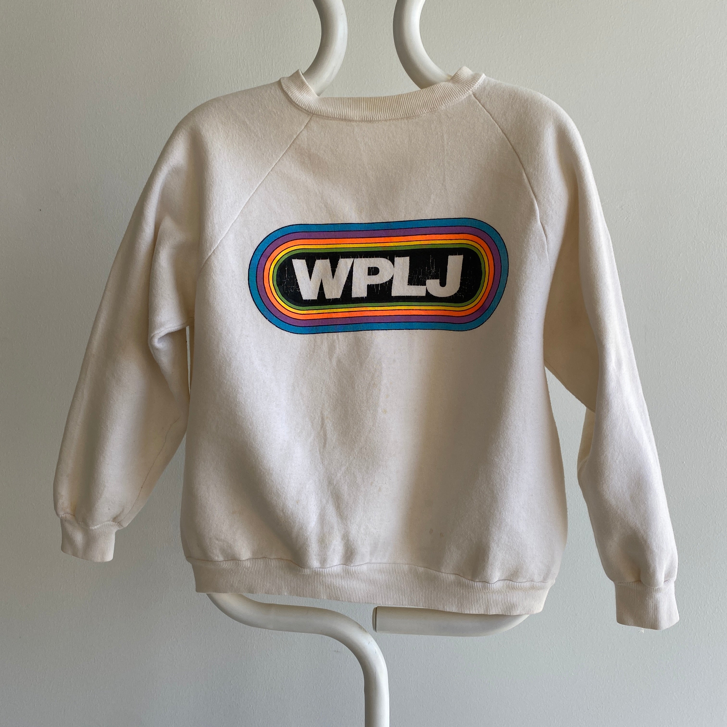 1970s NY Radio Station WPLJ - Historic!! - Sweatshirt