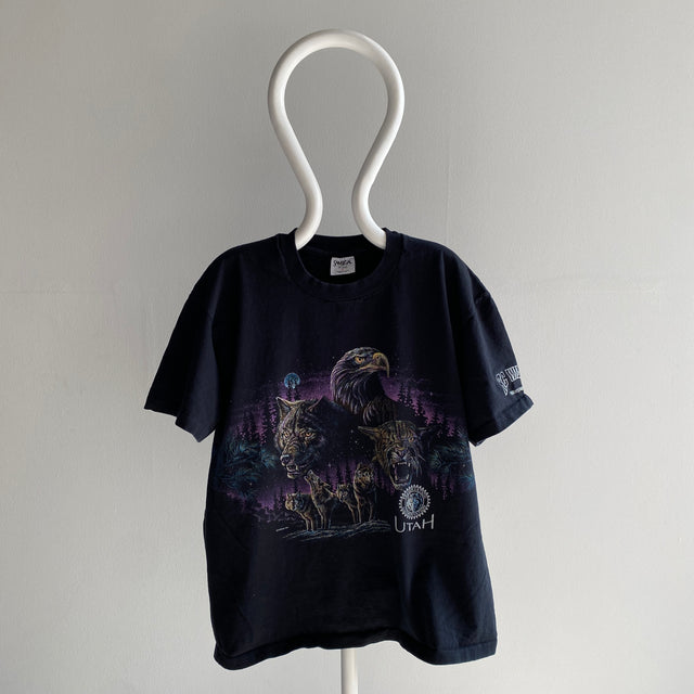 1994 T-shirt oversize à imprimé animalier