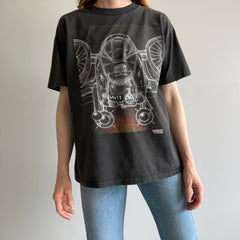 1990s A-10 Warthog Front and Back T-Shirt by Oneita