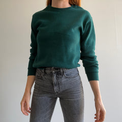 1980s Dark Green Smaller Sweatshirt - Excellent Shape