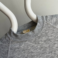 1970s Blank Gray FItted Sweatshirt by Challenger