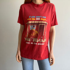 1980s Big Dogs Thrashed and Tattered T-Shirt