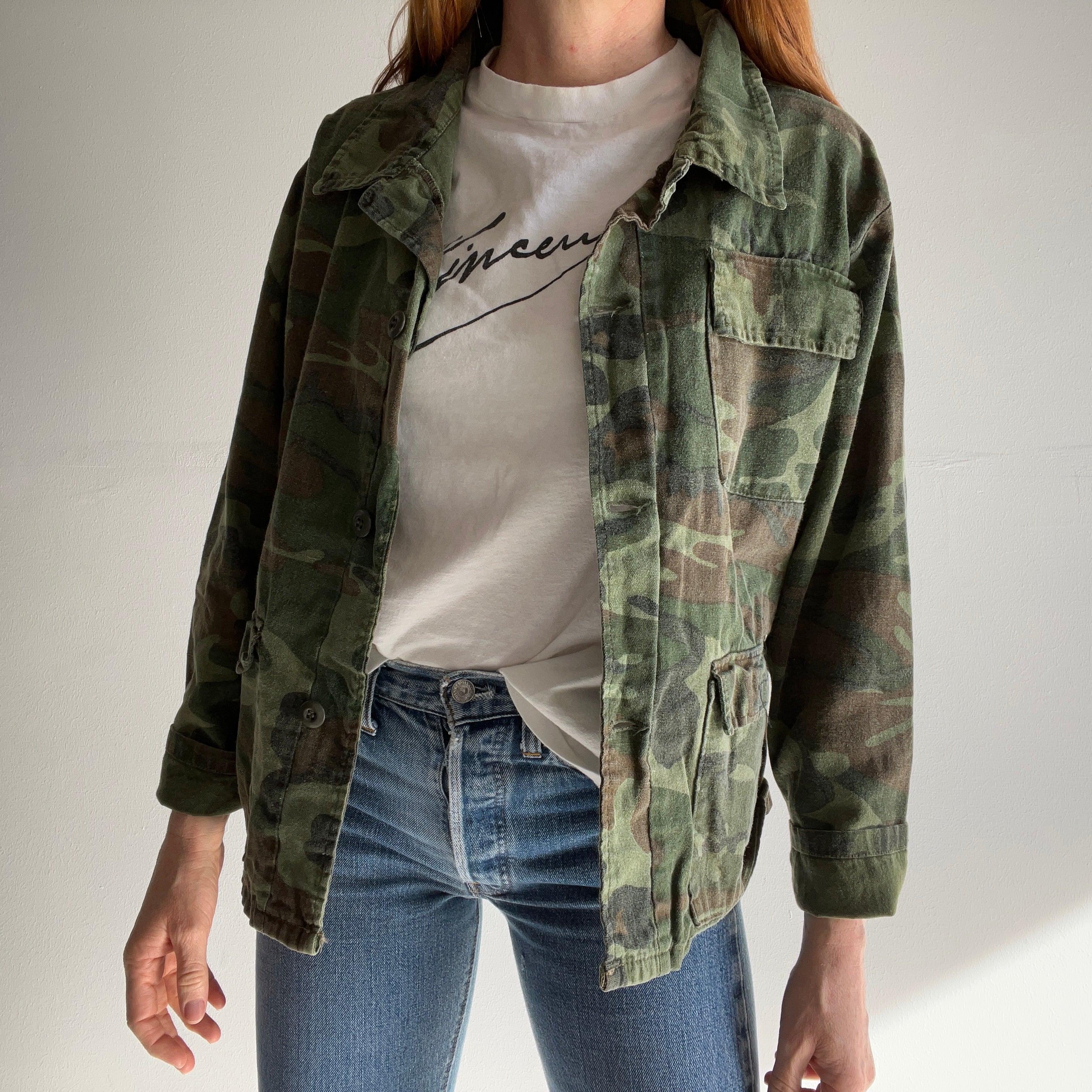 1980s K-Mart USA Made Camo Chore Coat