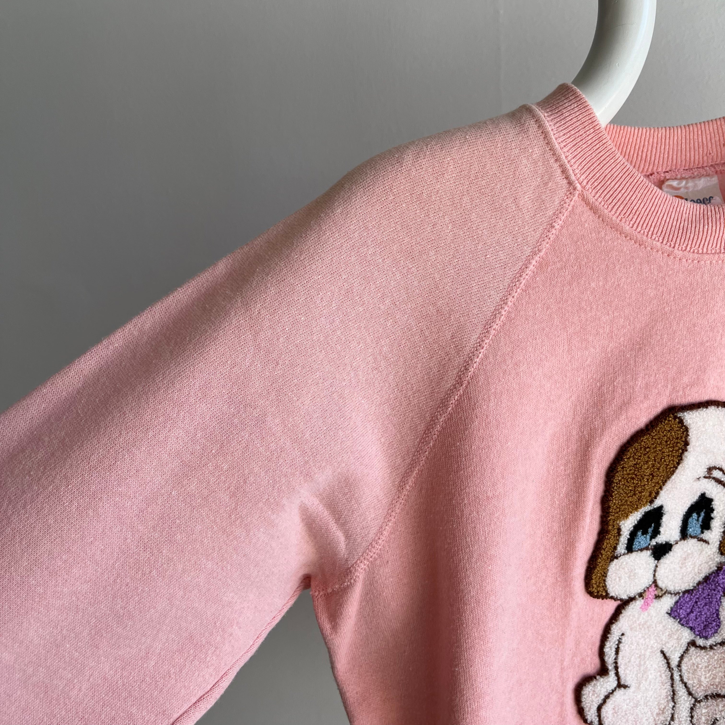 1970s Puppy Sweatshirt That Will Stop People In Their Tracks