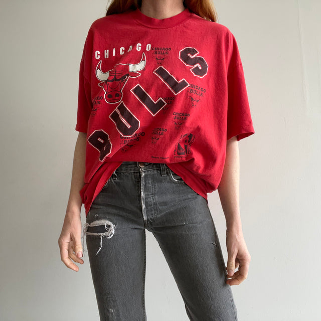 T-shirt oversize des Chicago Bulls des années 1990