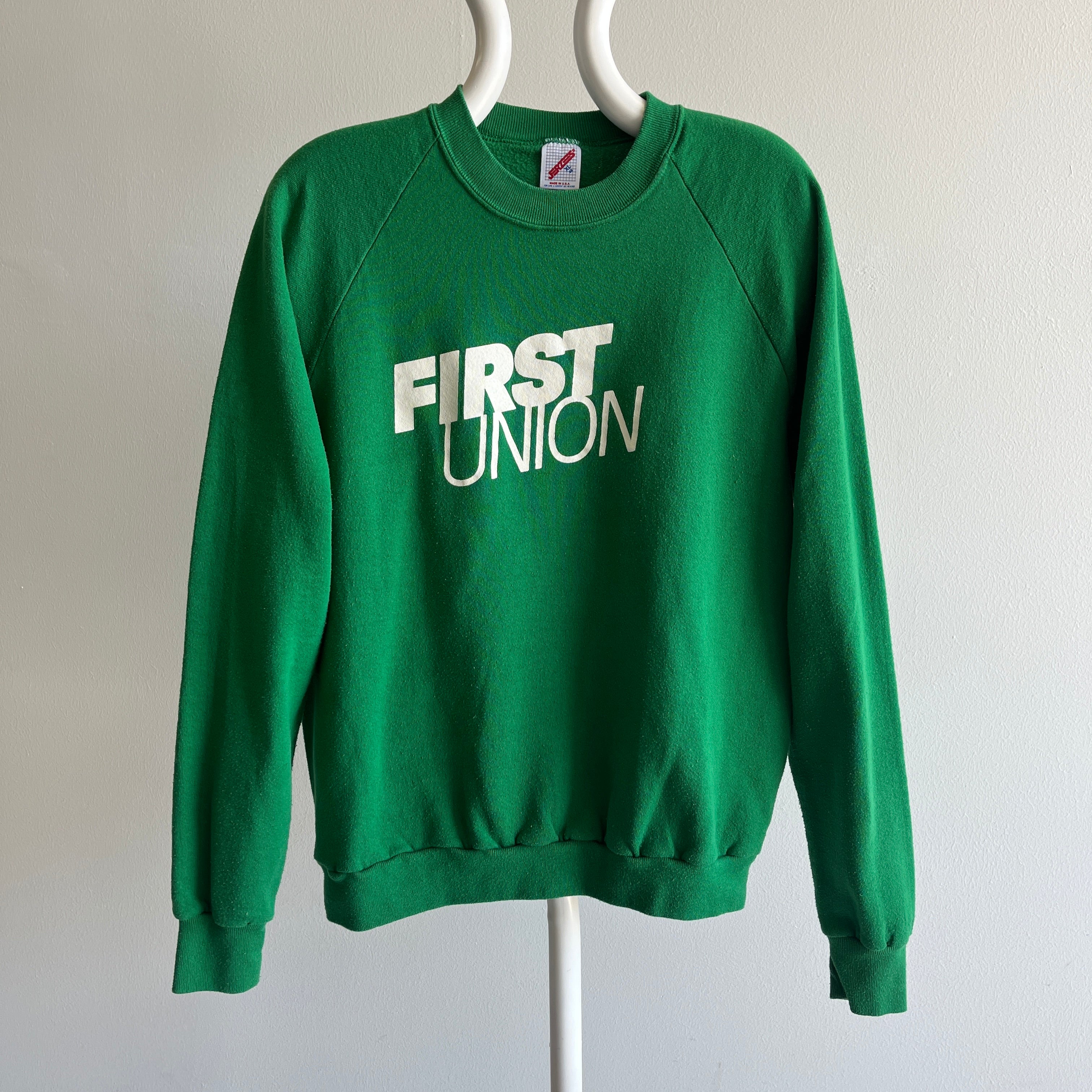 1980s Jerzees First Union Sweatshirt