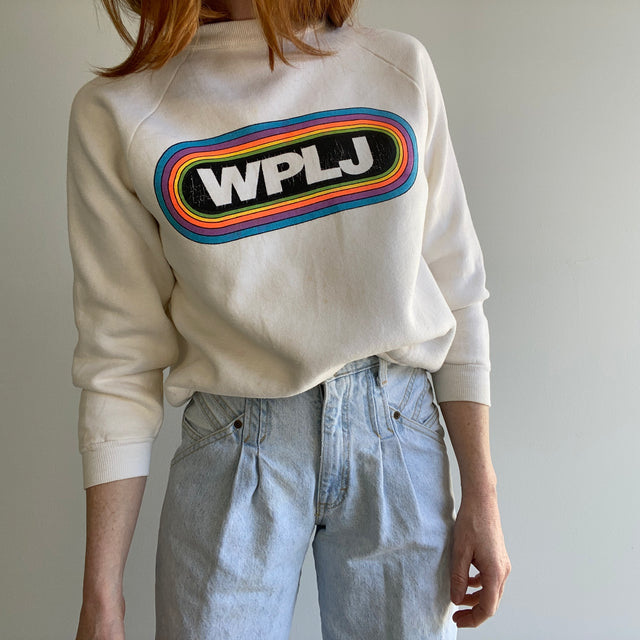 1970s NY Radio Station WPLJ - Historic!! - Sweatshirt