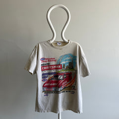 1997 Winston Racing Beat Up and Thrashed Perfectly Off White Cotton T-Shirt