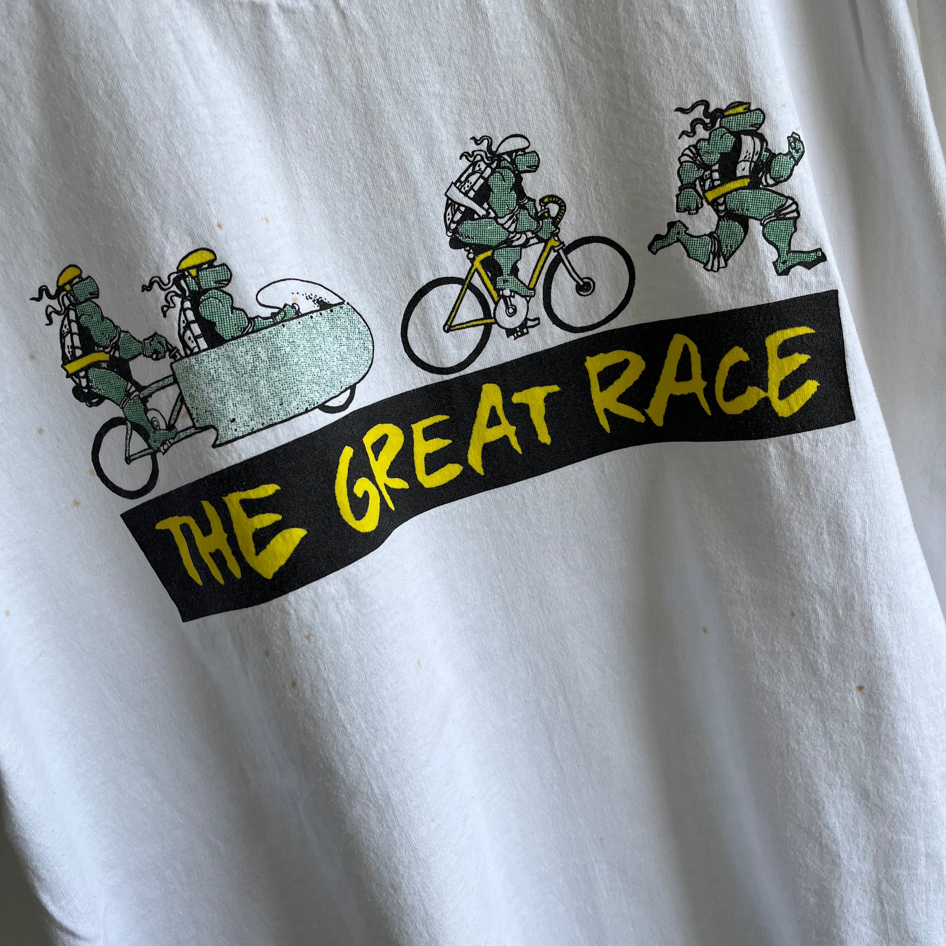 1990s Teenage Mutant Ninja Turtles?? The Great Race Spoof T-Shirt
