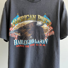 T-shirt Harley des années 1980 AMERICAN PRIDE, RENO Nevada
