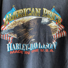 T-shirt Harley des années 1980 AMERICAN PRIDE, RENO Nevada