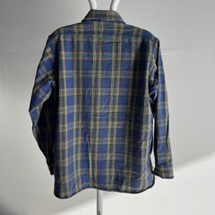 1980s USA Made Woolrich Tattered Cotton Flannel