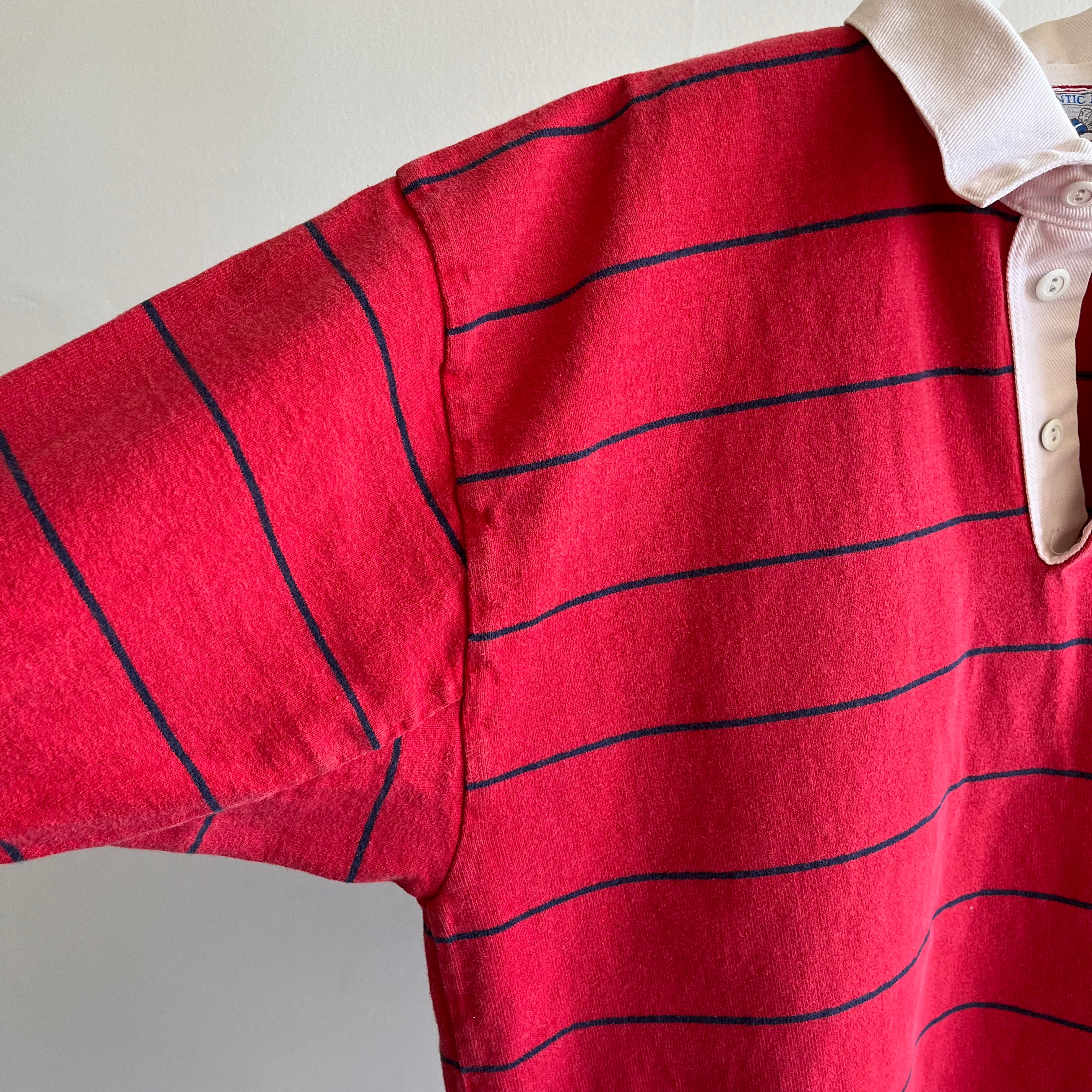 1980s/90s Lands' End Heavyweight Cotton Rugby Shirt