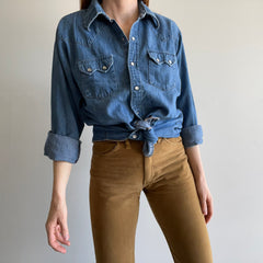 1970s Dee Cee Denim Cowboy Snap Front Shirt - SWOOOOON