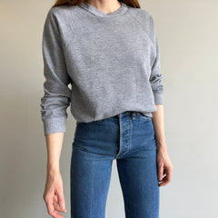 1980s Thinned Out Blank Gray Sweatshirt by Penmans
