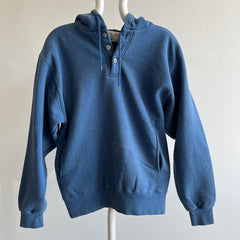 Sweat à capuche bleu poussiéreux LL Bean x Russell Henley années 1990