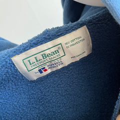 Sweat à capuche bleu poussiéreux LL Bean x Russell Henley années 1990