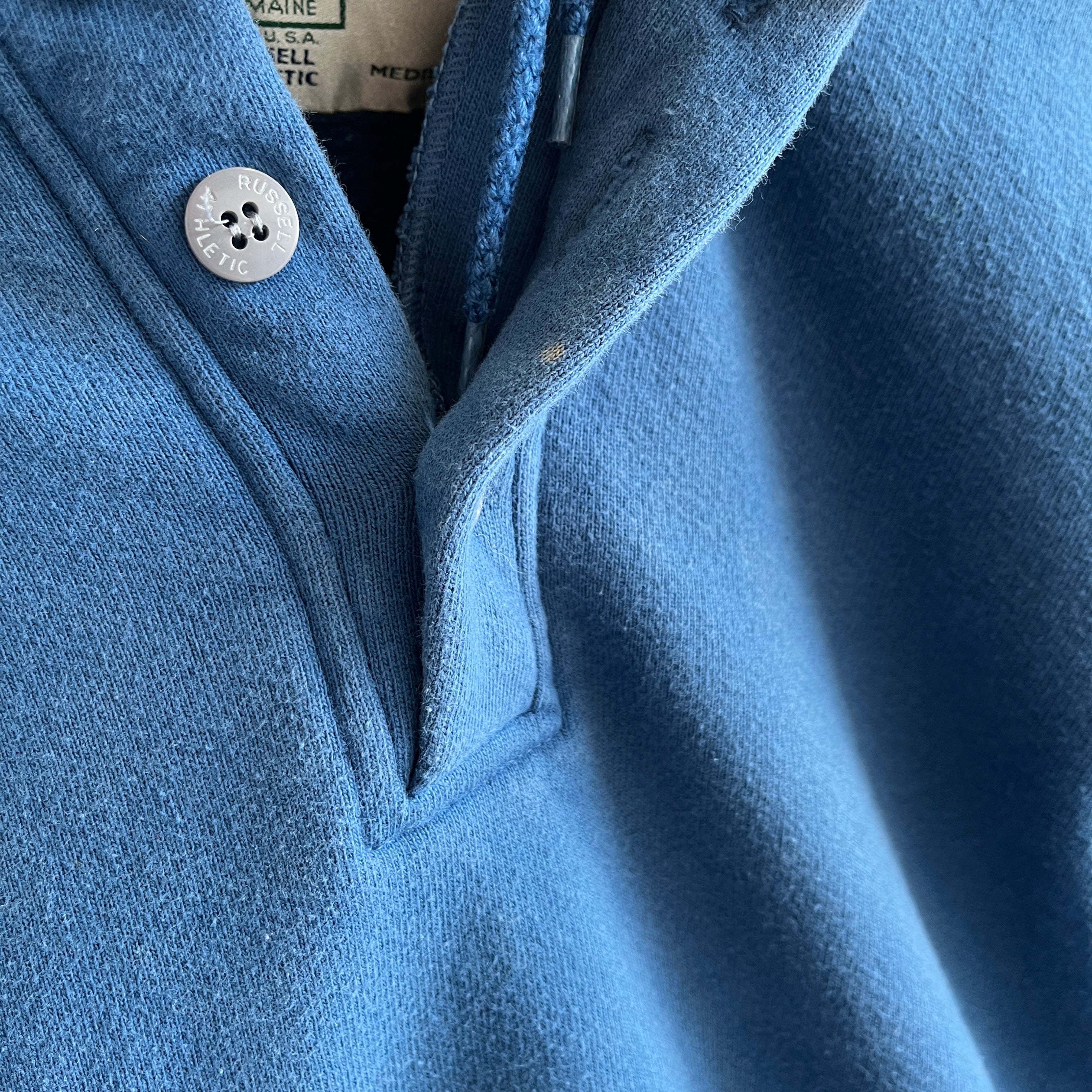 1990s L.L. Bean x Russell Henley Dusty Blue Hoodie