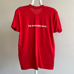 T-shirt avant et arrière Saratoga des années 1980 « Thoroughly Thoroughbred »