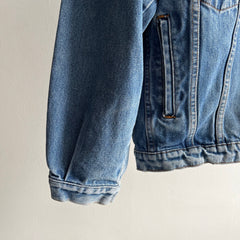 1990s Soft Faded Oversized Cut Denim Jean Jacket
