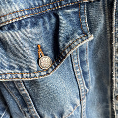 1990s Soft Faded Oversized Cut Denim Jean Jacket