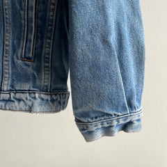 1990s Soft Faded Oversized Cut Denim Jean Jacket