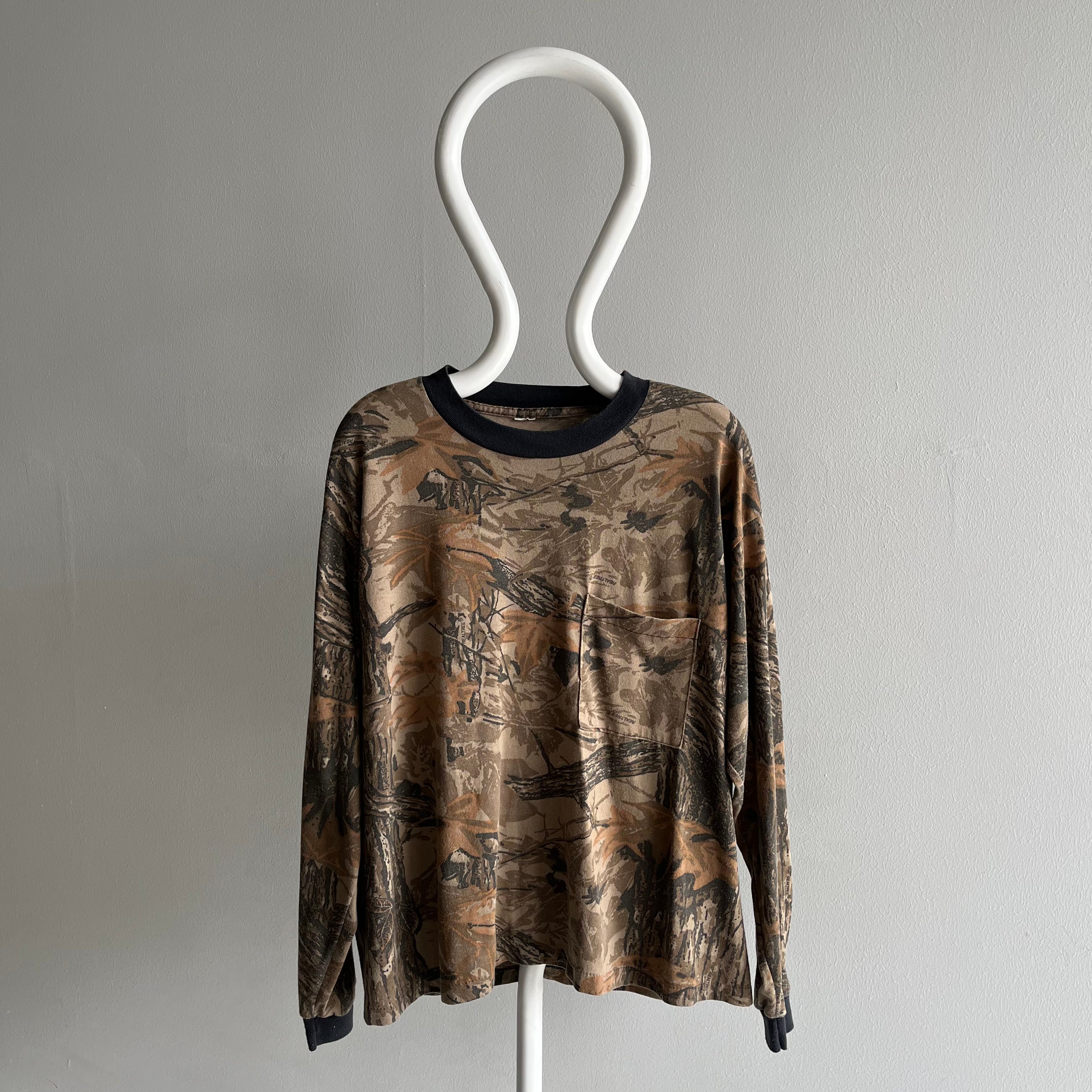 1990s Real Trees Long Sleeve Camo T-Shirt