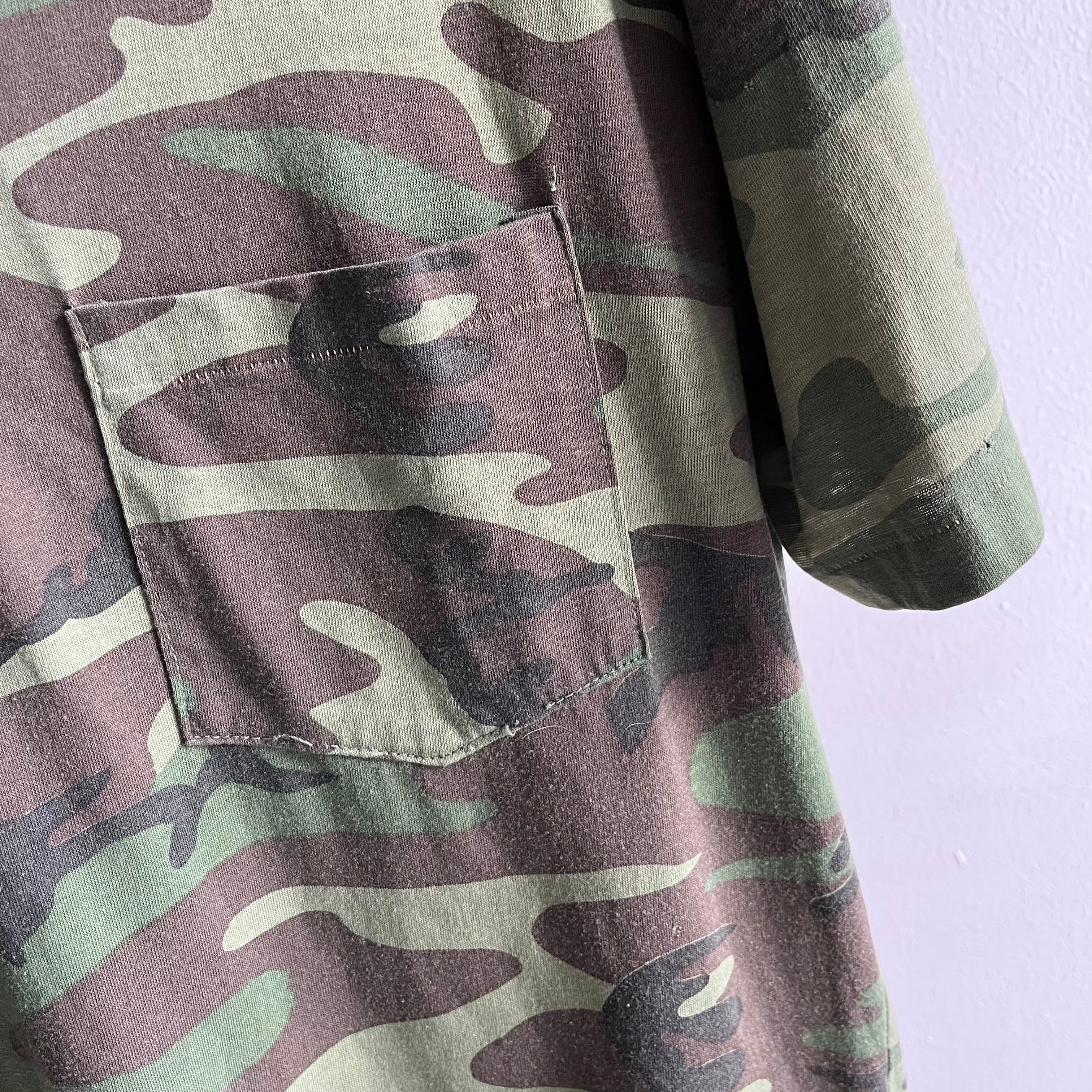 1980s Camo Polo T-Shirt