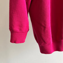 1990s Larger Hot Pink Sweatshirt
