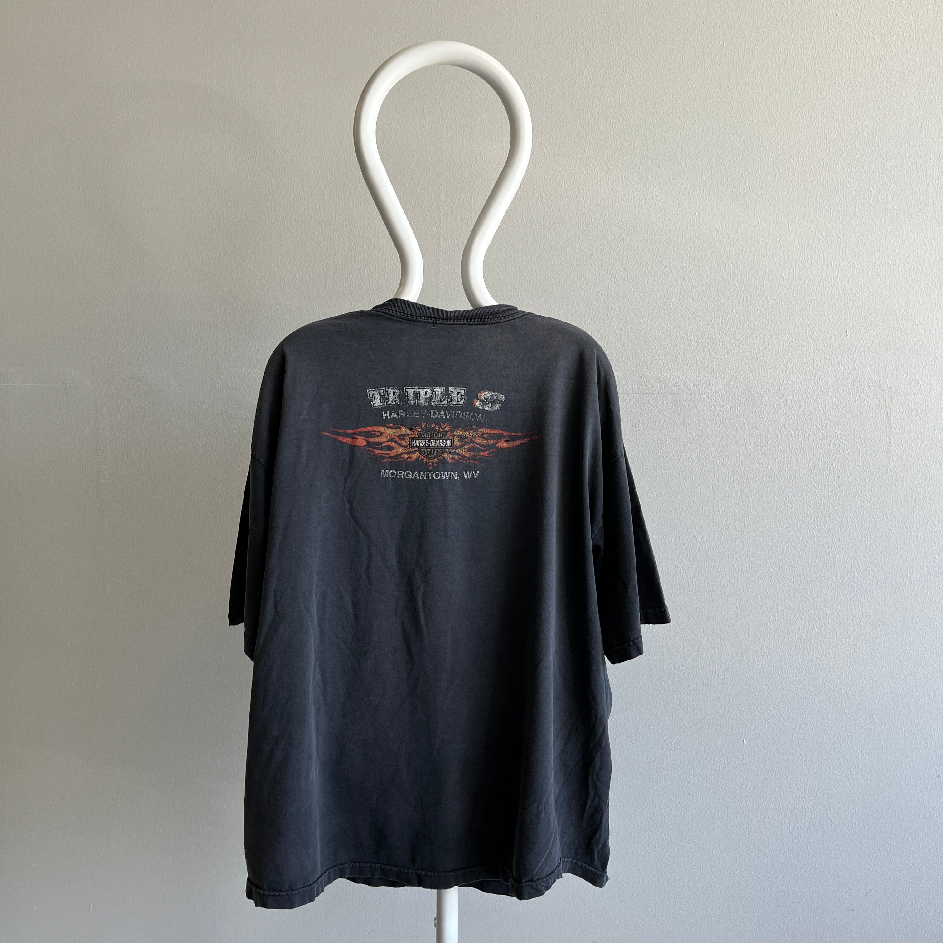 T-shirt surdimensionné Harley Beyond Thrashed des années 2000
