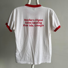 1980s Screen Stars Reader's Digest Official Sak Outfit Ring Tee - The Backside too
