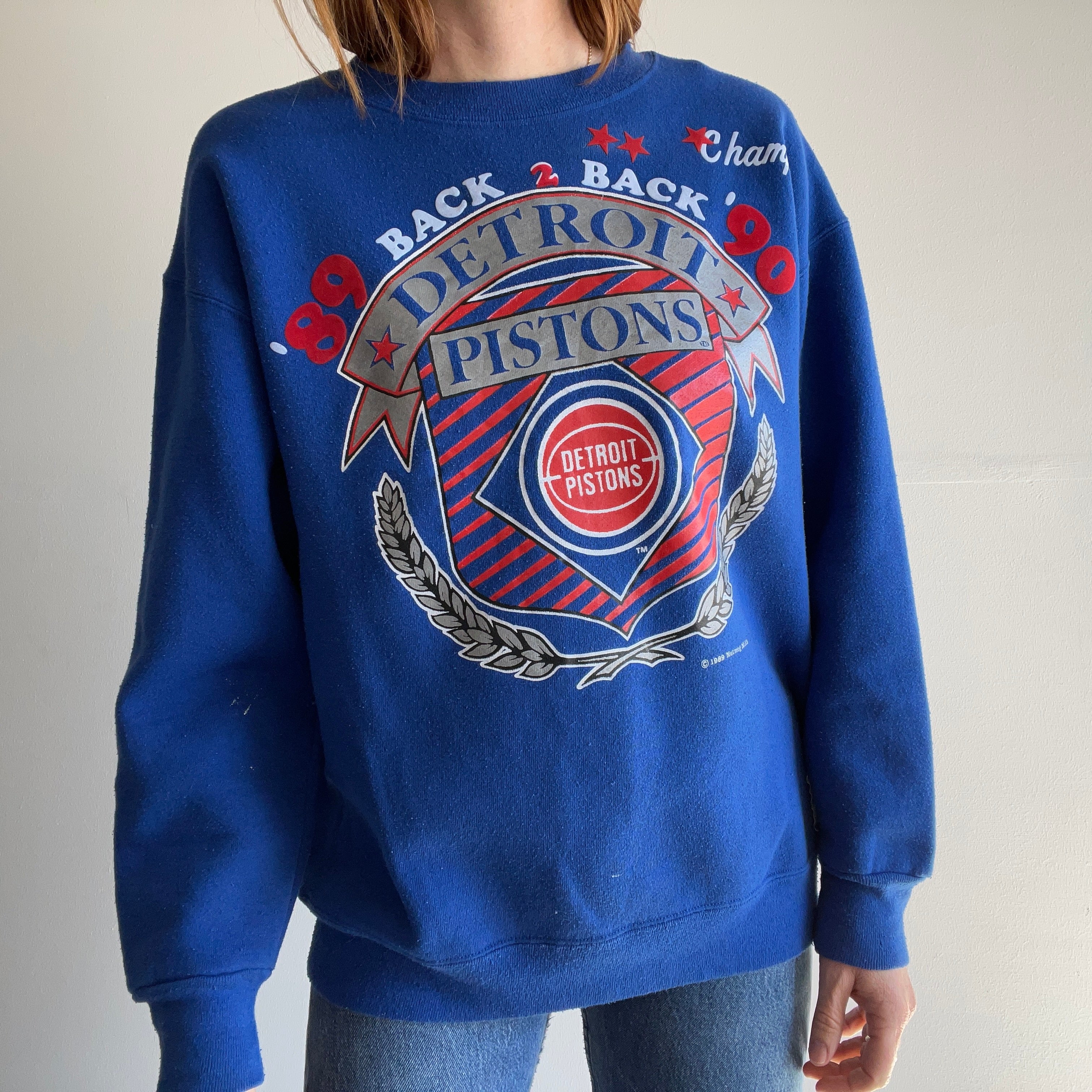 1989-90 Detroit Pistons Back to Back Champs - By Nutmeg