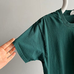 1990/2000s Dark Green Paint Stained Cotton T-Shirt by FOTL
