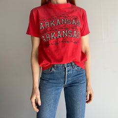 1980s Arkansas Razorbacks Cotton T-Shirt