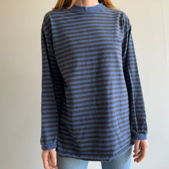 1990s GUESS STRIPED COTTON Long Sleeve T-Shirt