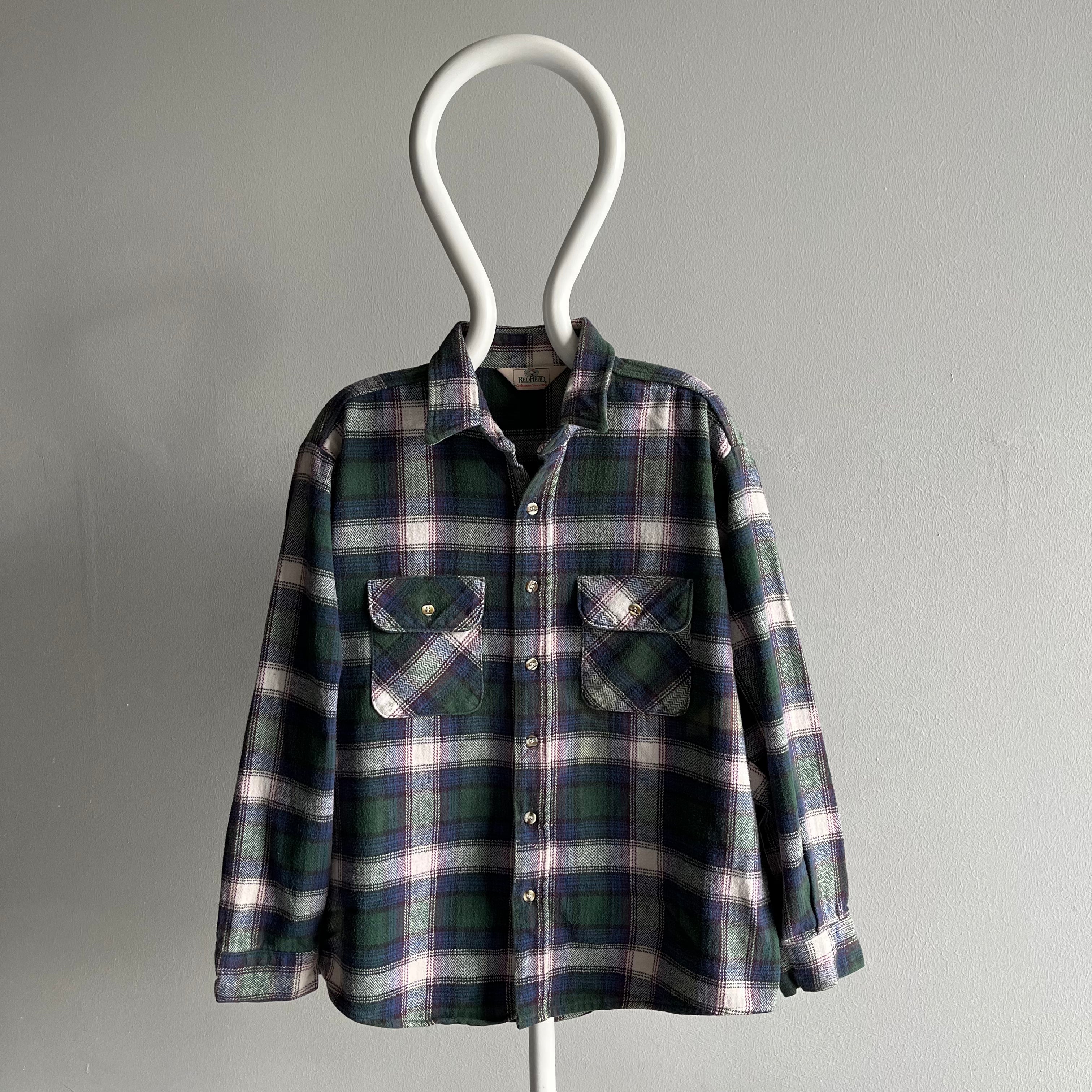 1990s Redhead Soft Cotton USA Made Flannel