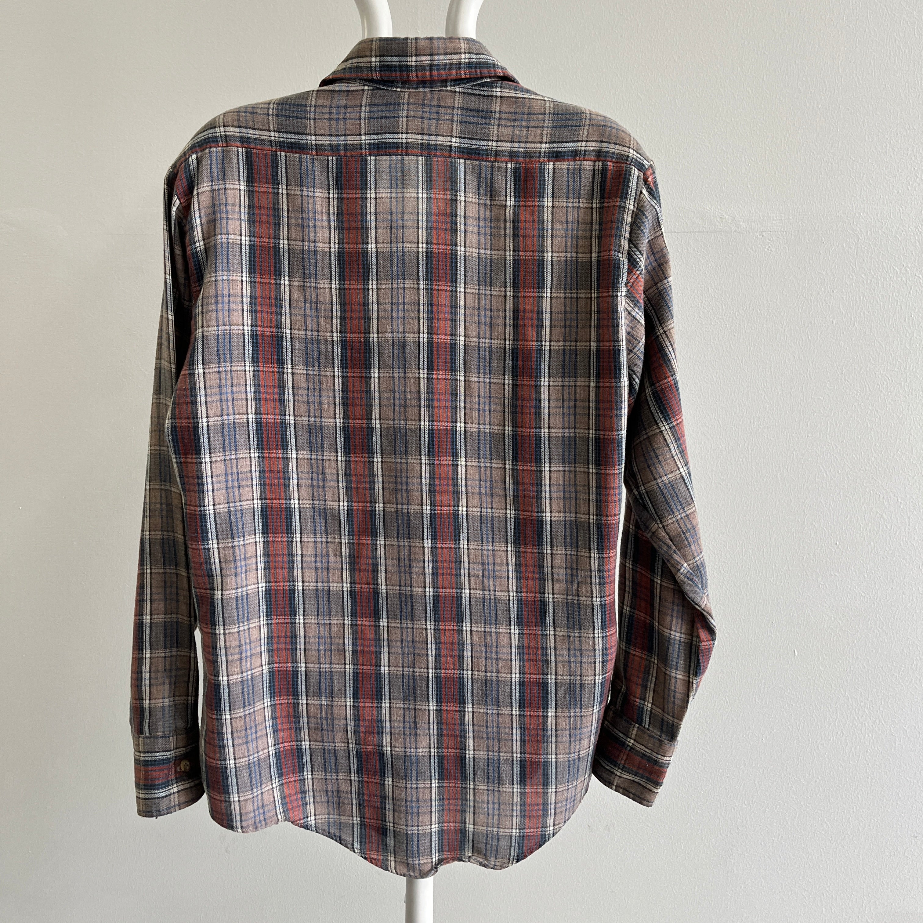 1970/80s Thumbs Up Lightweight Neutral Flannel