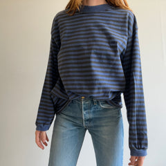 1990s GUESS STRIPED COTTON Long Sleeve T-Shirt