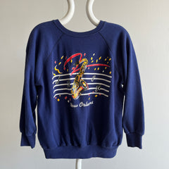 Sweat-shirt Mardi Gras de la Nouvelle-Orléans des années 1980 par Action