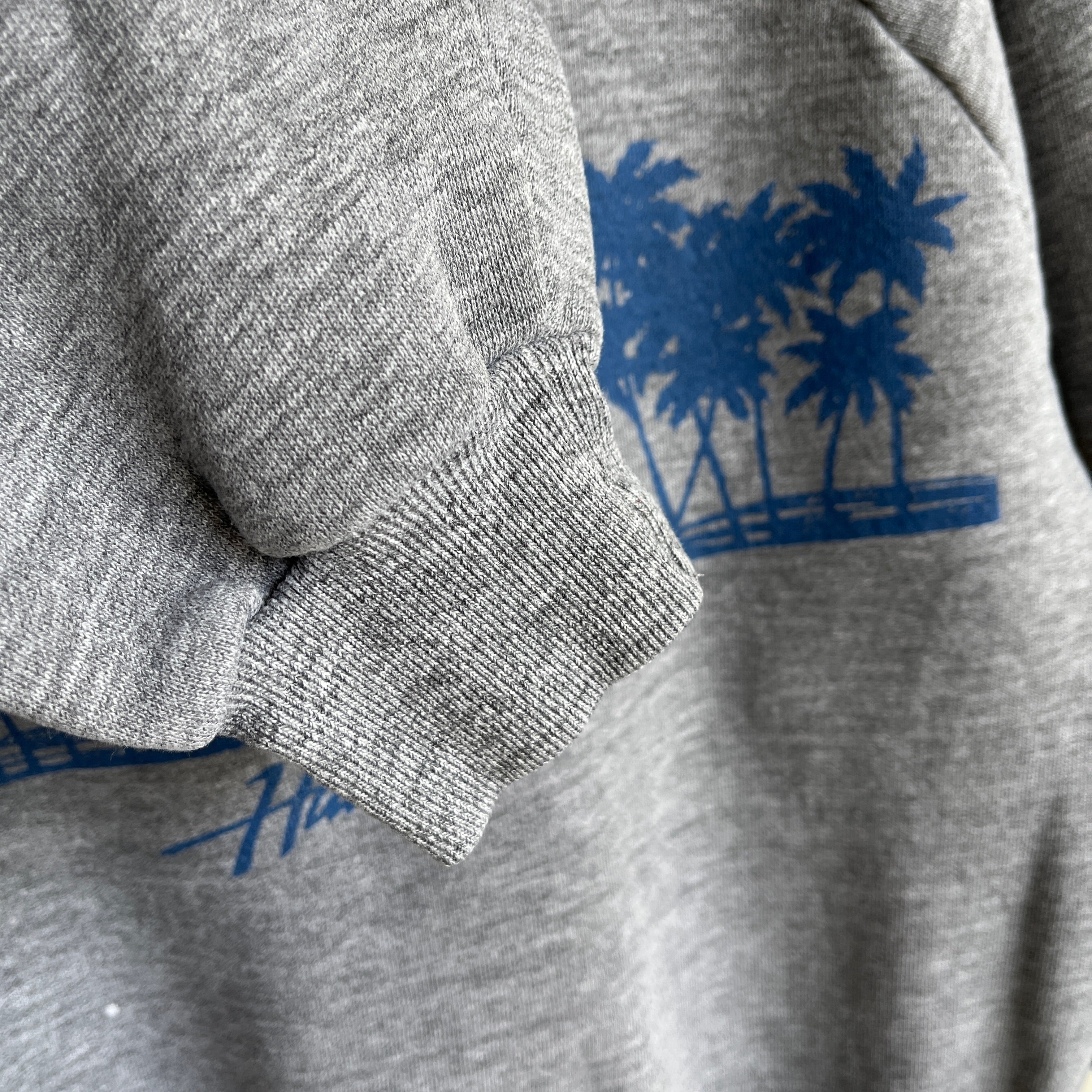 1980s Sportswear x Russell !!!! Hawaii Tourist Sweatshirt - Oh My