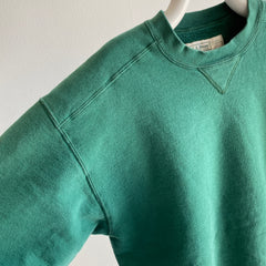 1980/90s LL Bean x RUSSELL BRAND Heavy Weight Dark Green Sweatshirt