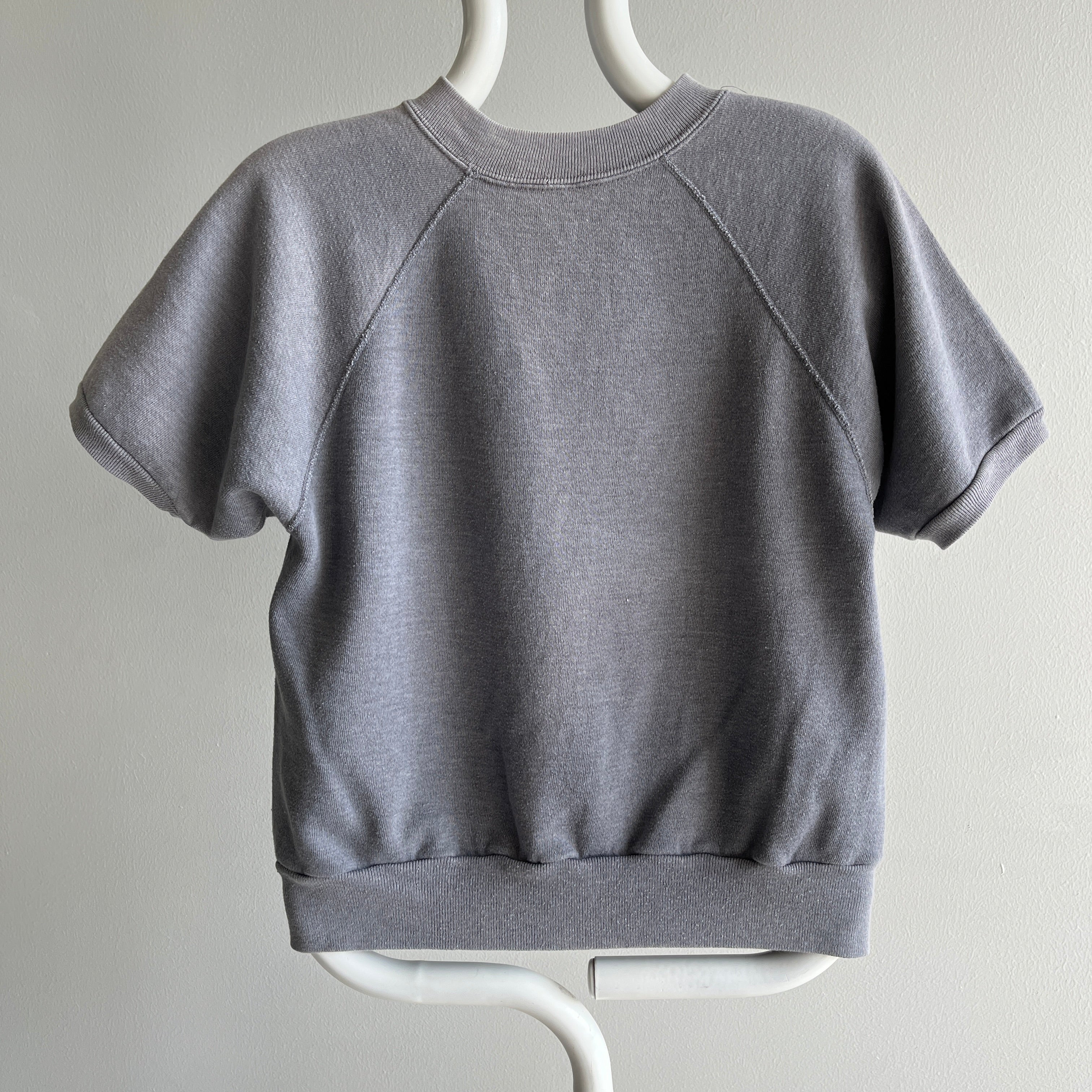 1980s Blank Solid Gray Warm Up