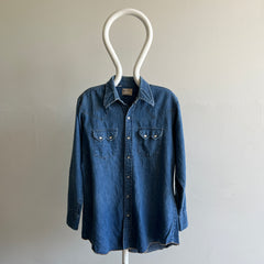 1970s Dee Cee Denim Cowboy Snap Front Shirt - SWOOOOON