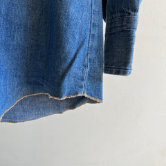 1970s Dee Cee Denim Cowboy Snap Front Shirt - SWOOOOON