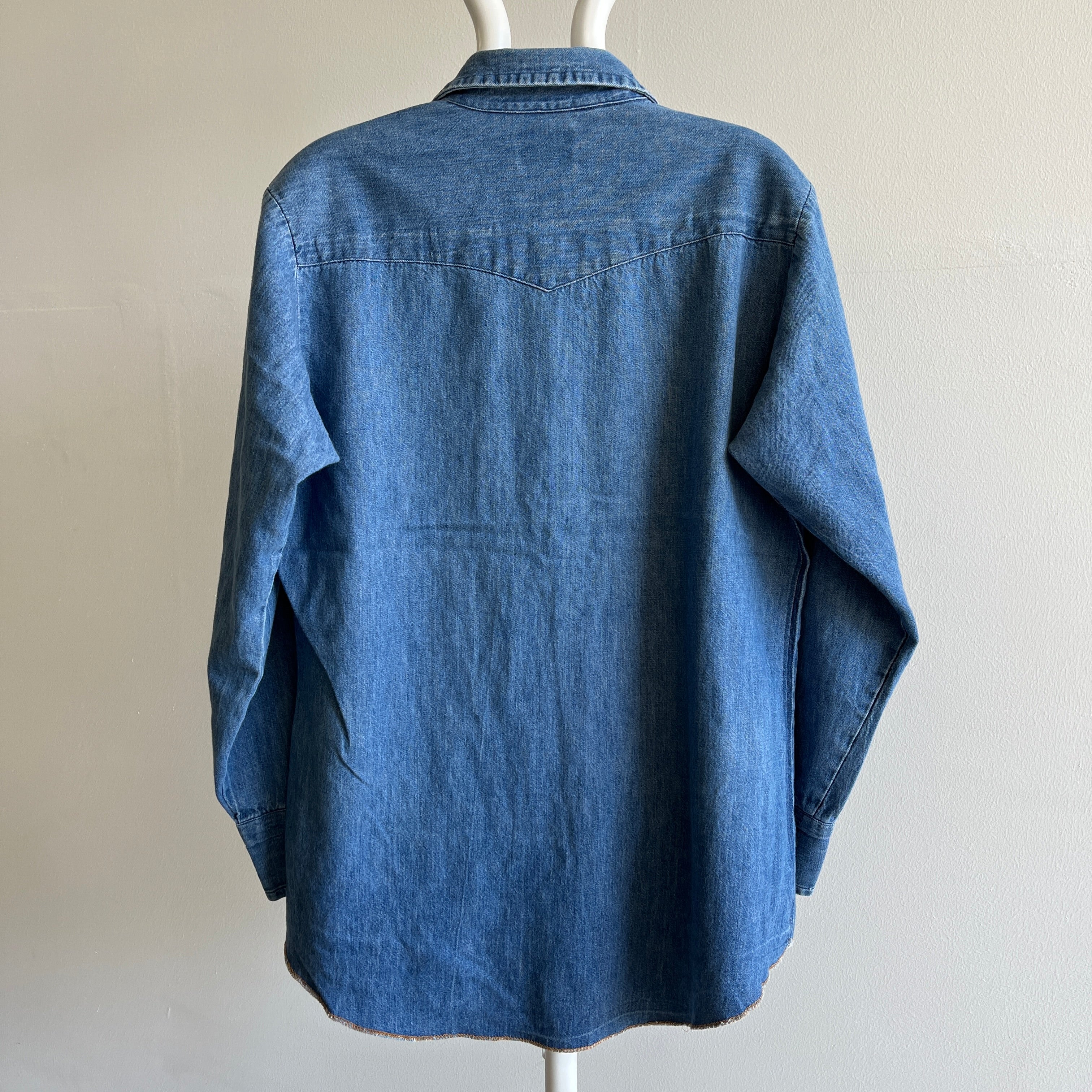 1970s Dee Cee Denim Cowboy Snap Front Shirt - SWOOOOON