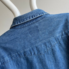 1970s Dee Cee Denim Cowboy Snap Front Shirt - SWOOOOON